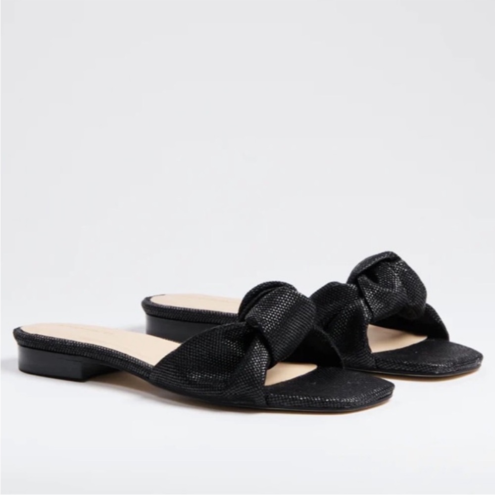 Tuckernuck NWOT Black Raffia Brit Sandals